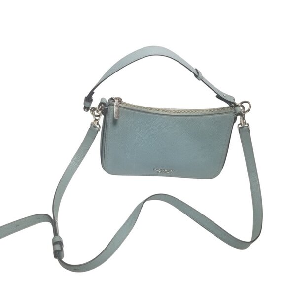 Kate Spade Agean Women's Small Crossbody Teal Pebble Leather Purse - Picture 1 of 13